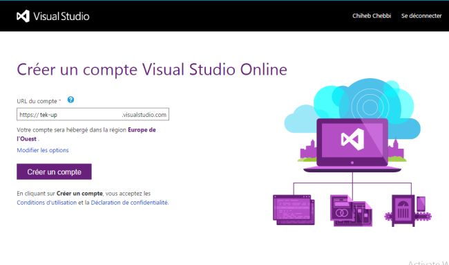 Visual Studio Online Account